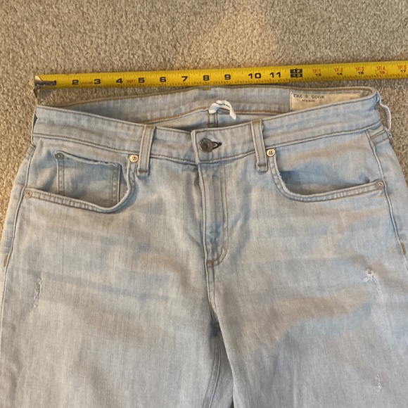 Rag and Bone Dre low rise distressed jeans - Picture 10 of 13